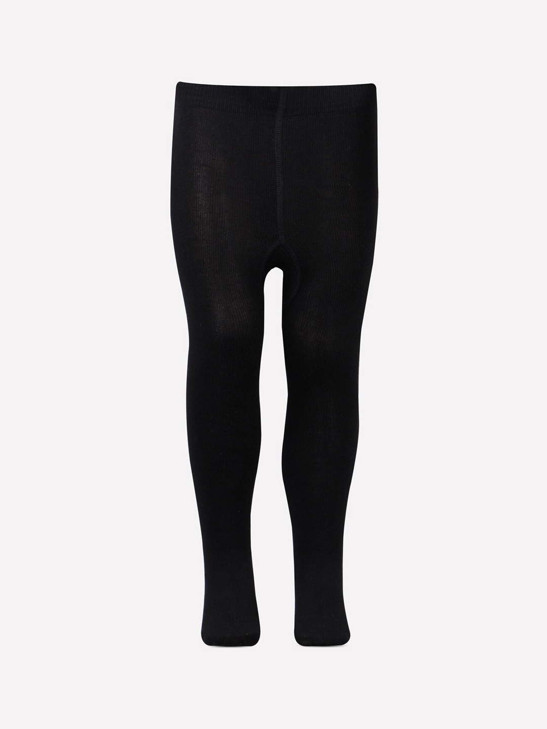 

Bonjour Girls Black Solid Antimicrobial Stockings