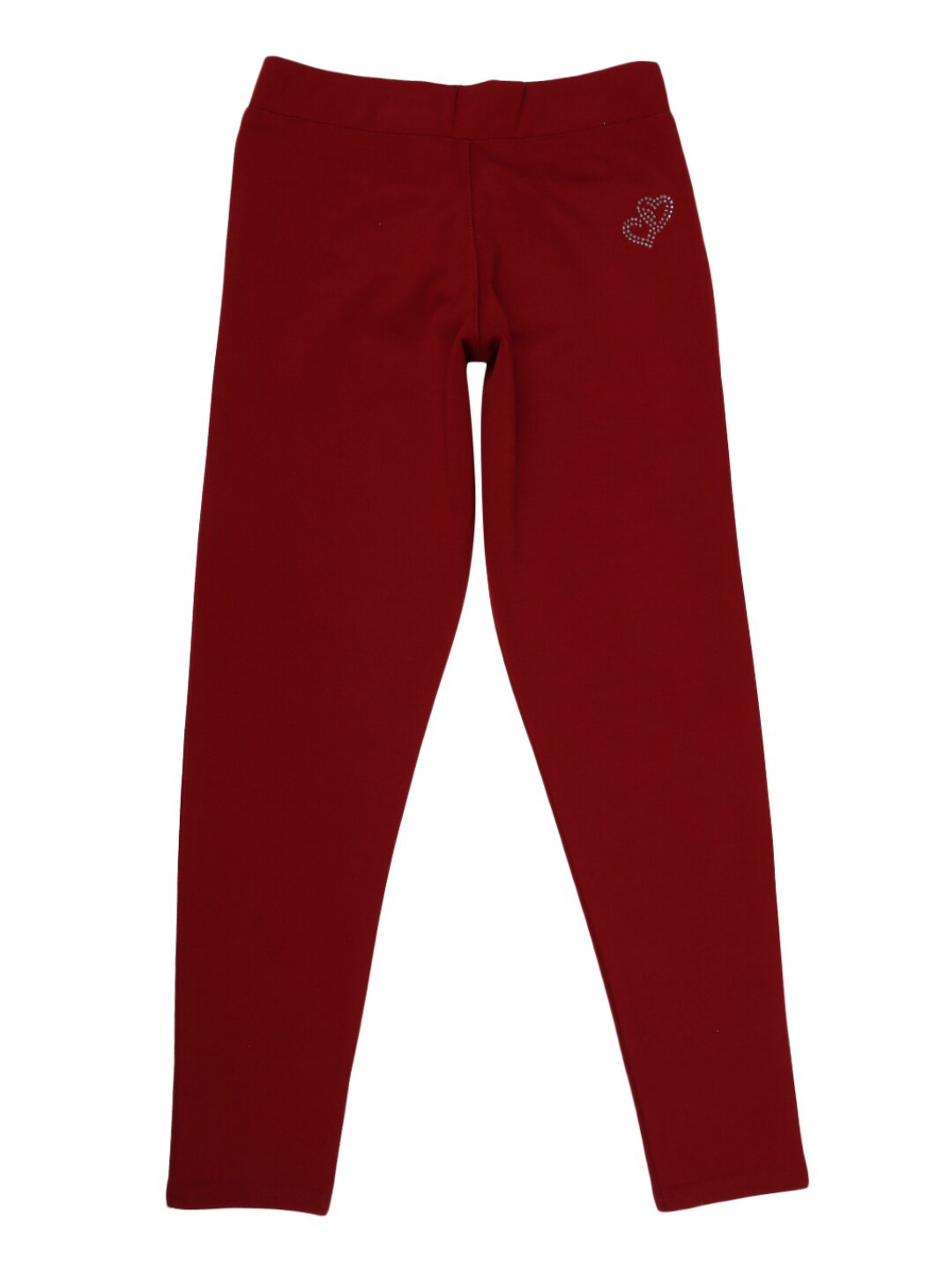 

V-Mart Girls Maroon solid Jeggings