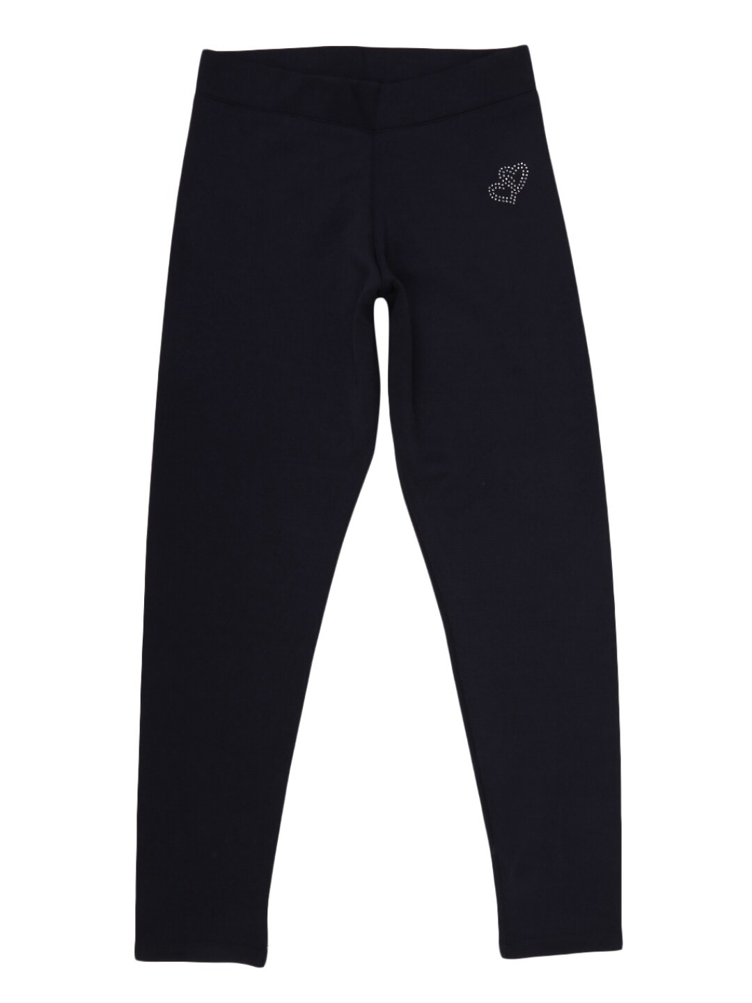 

V-Mart Girls Navy Blue Solid Cotton Jeggings