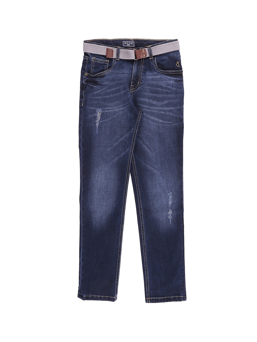 

Gini and Jony Boys Blue Mildly Distressed Light Fade Jeans