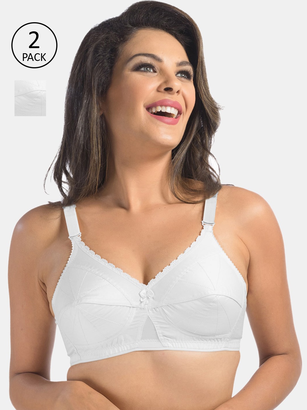 

Sonari Women Multi Bra, White