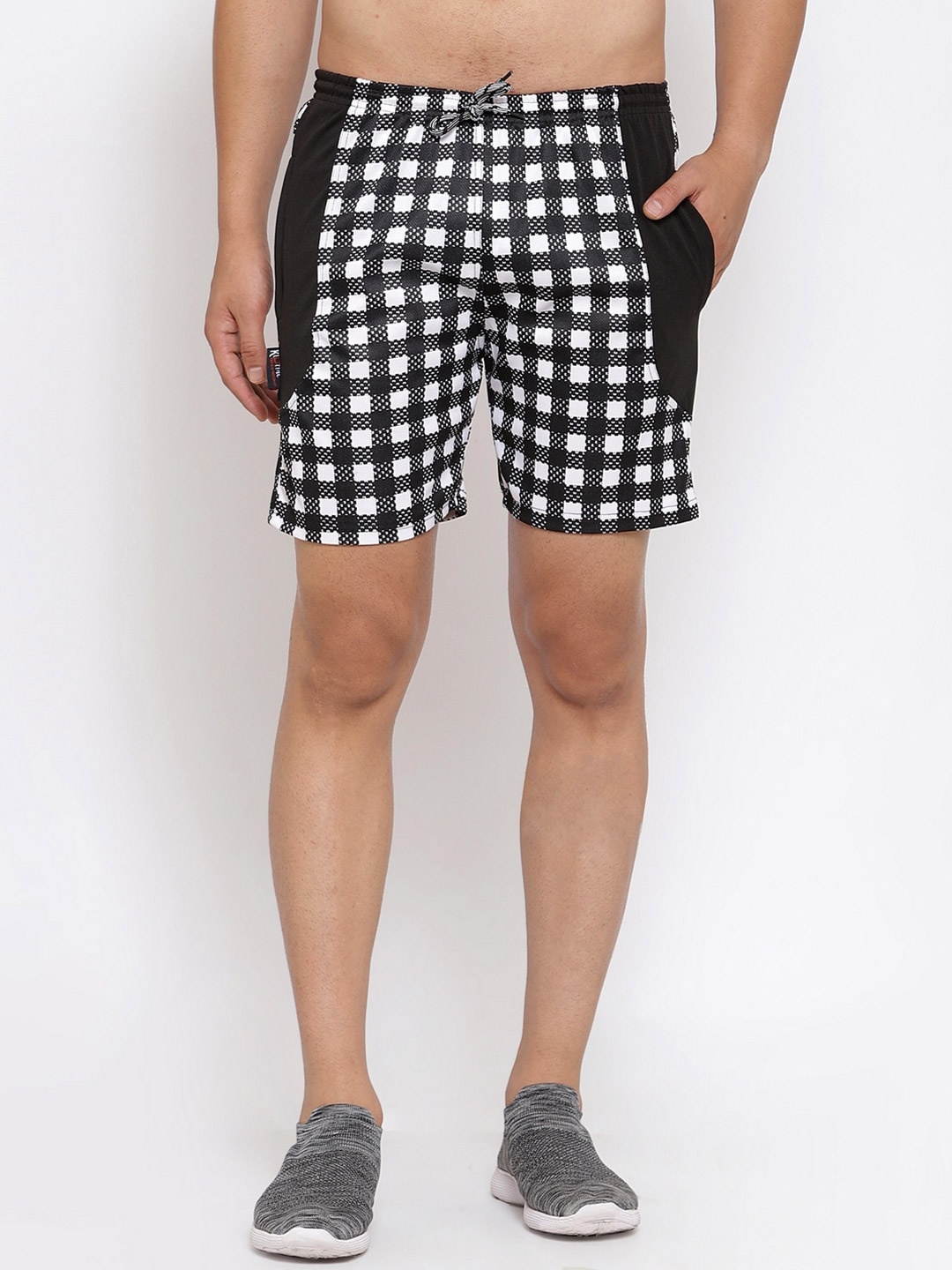 

KLOTTHE Men Black Lounge Shorts