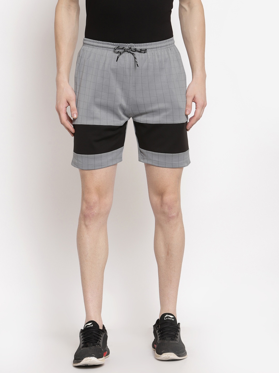 

KLOTTHE Men Grey Lounge Shorts