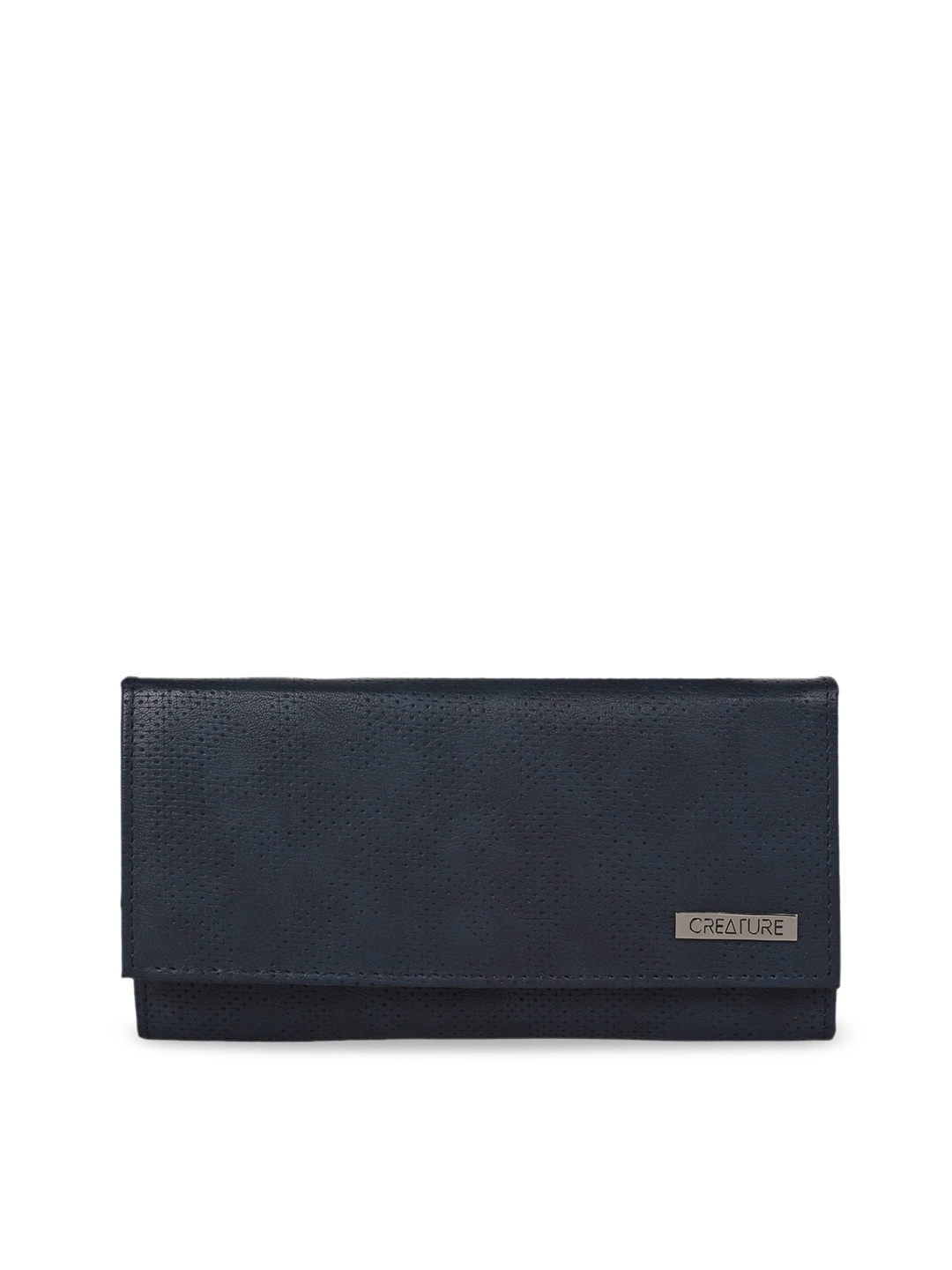 

Creature Women Blue Textured Envelope Wallet