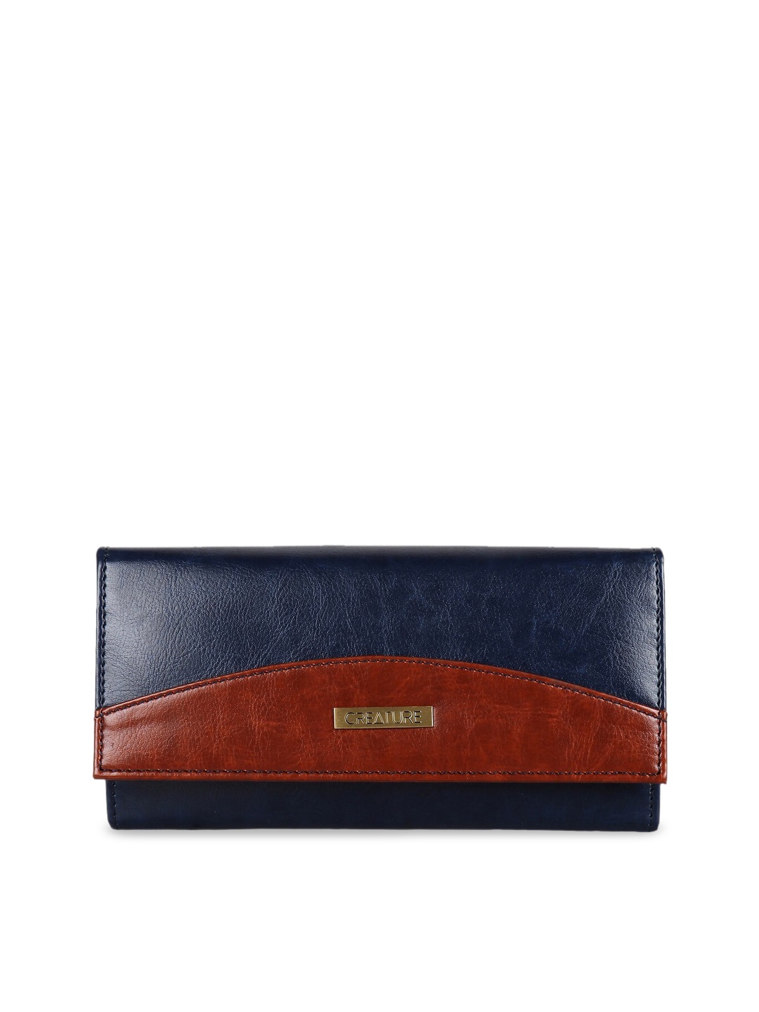 

Creature Women Blue Colourblocked Clutch