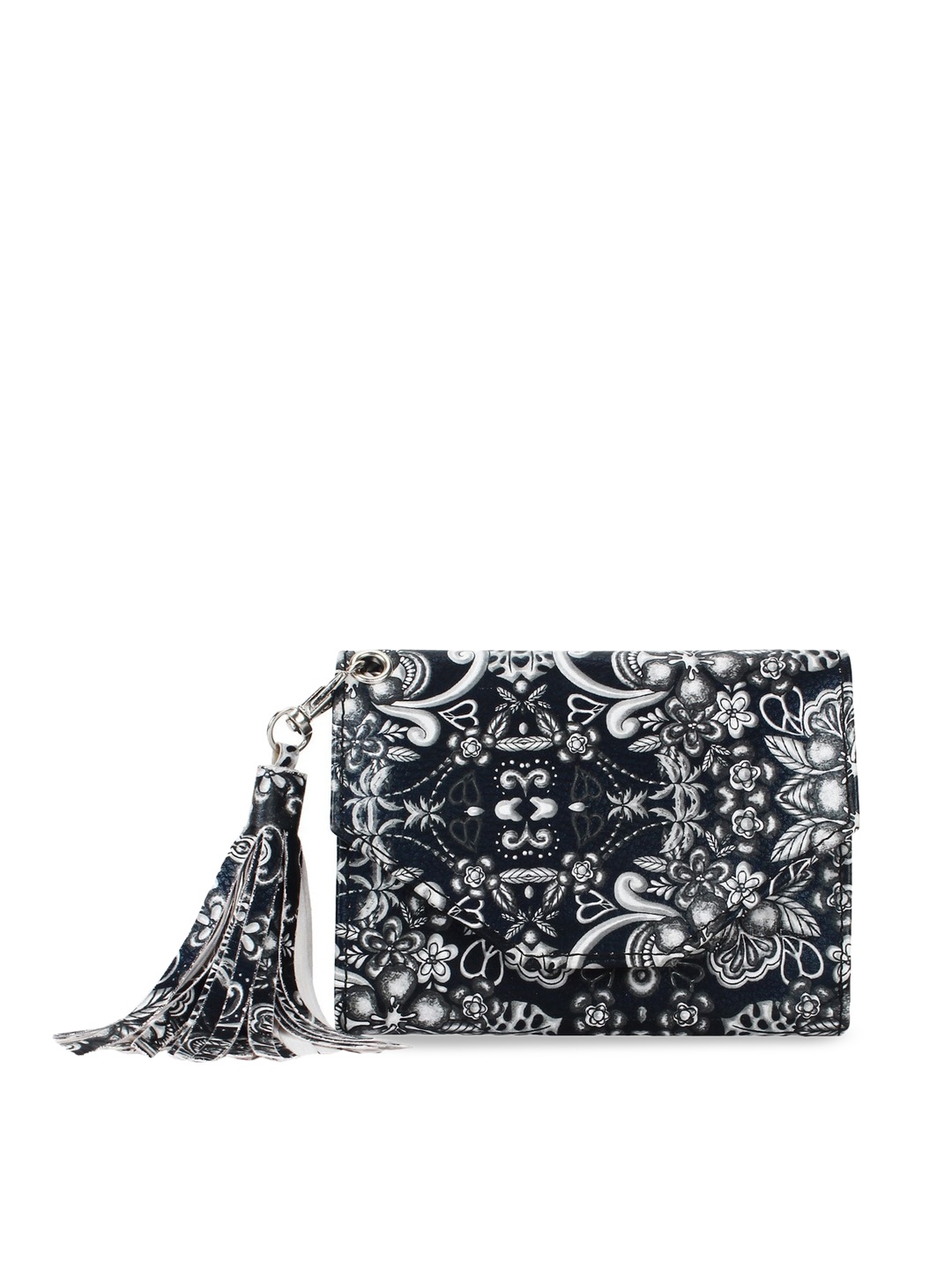

Creature Women Black Printed Clutch