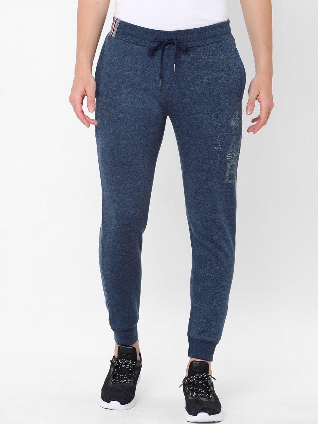 

Sweet Dreams Men Navy Blue Solid Cotton Fleece Jogger