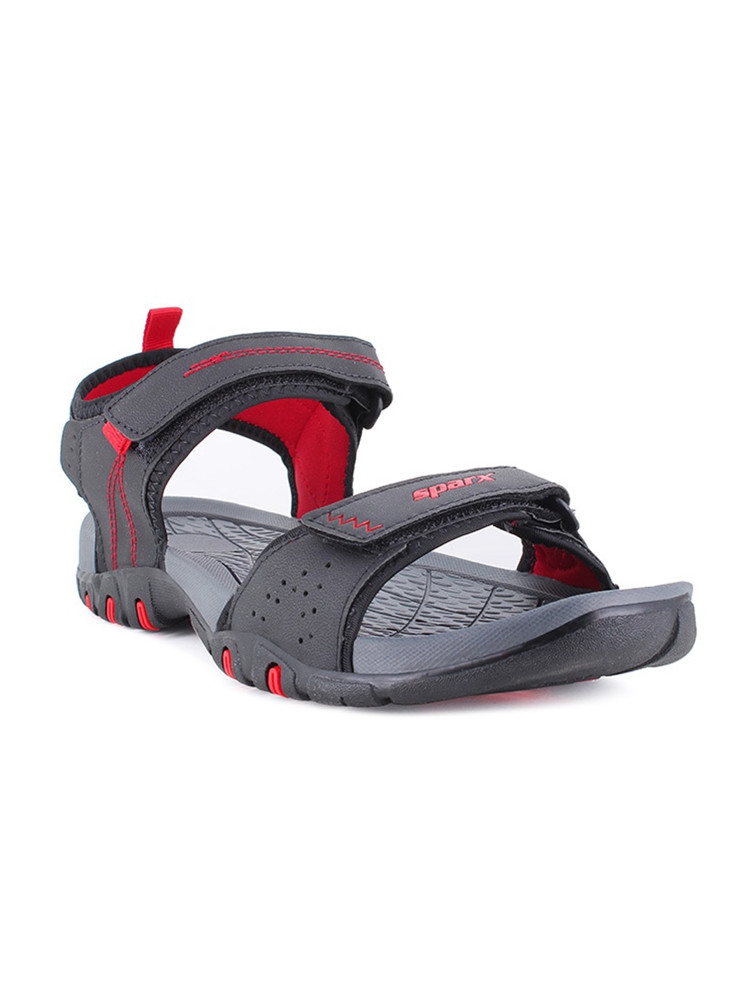

Sparx Men Black & Red Solid Floater Sandals