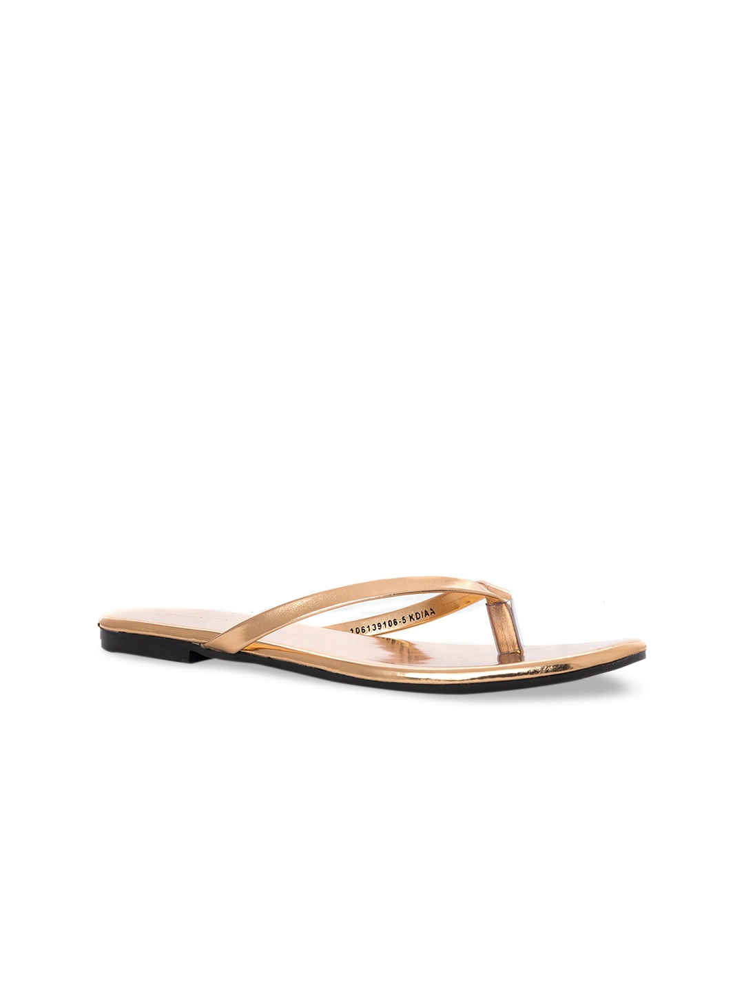 

Khadims Women Rose Gold Open Toe Flats