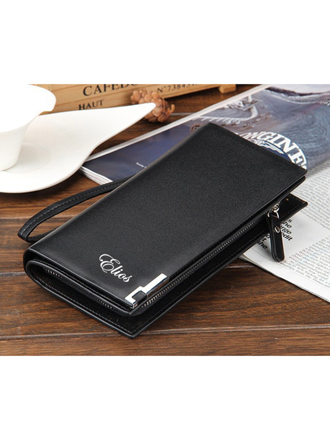 

Elios Women Black Around Wallet