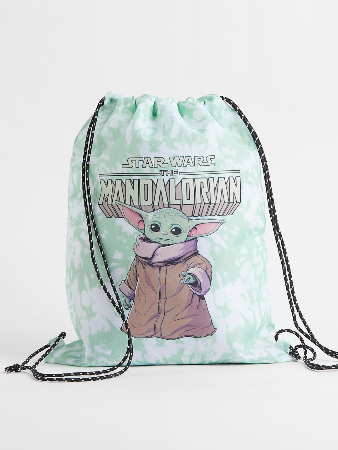 

H&M Boys Green Printed Gym Bag