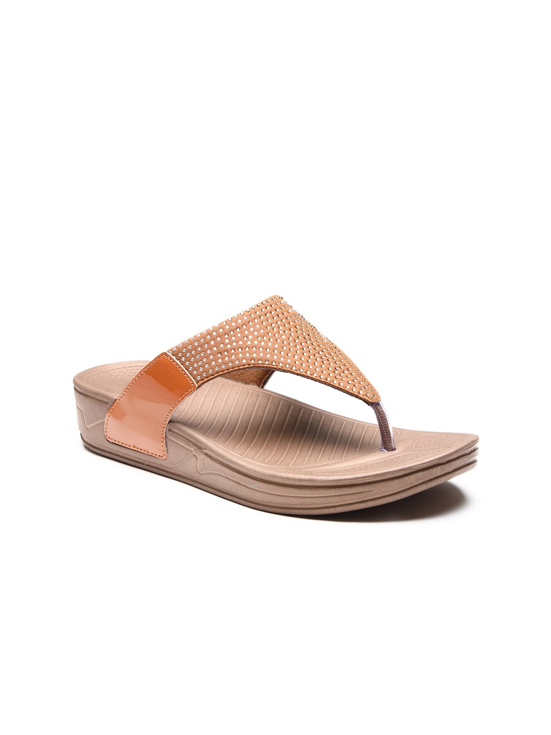 

DA NATURO ITALY Women Brown Rubber Slip-On