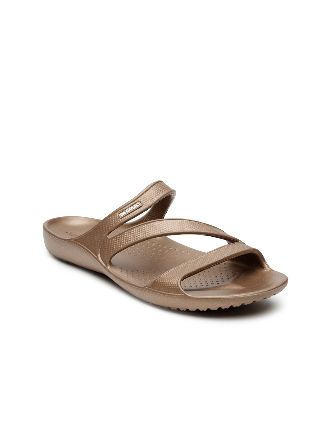 

DA NATURO ITALY Women Brown & White Rubber Slip-On