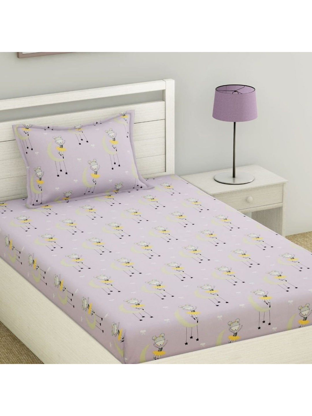 

haus & kinder Unisex Kids Multi Bedsheets, Purple