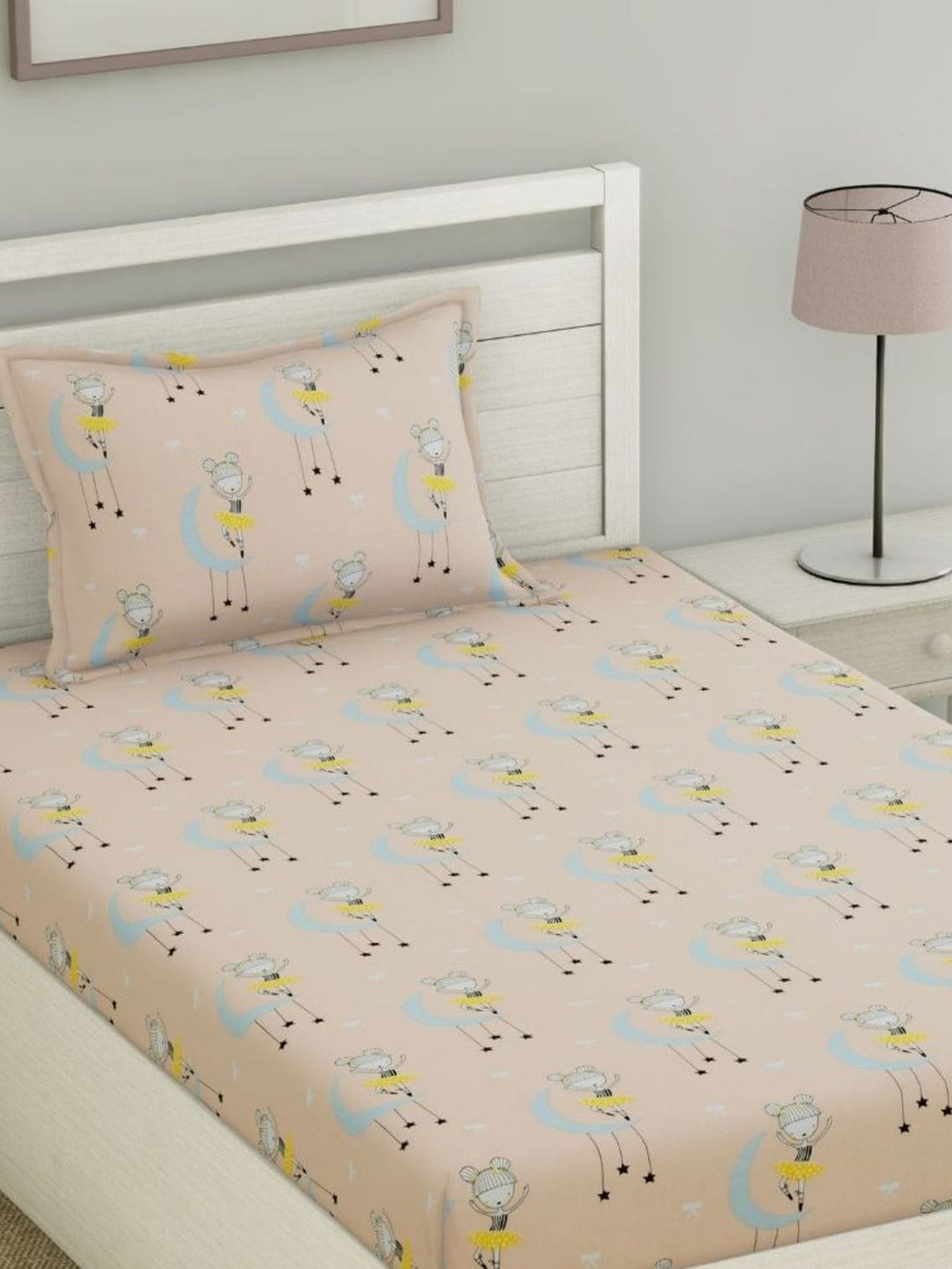 

haus & kinder Unisex Kids Pink Bedsheets