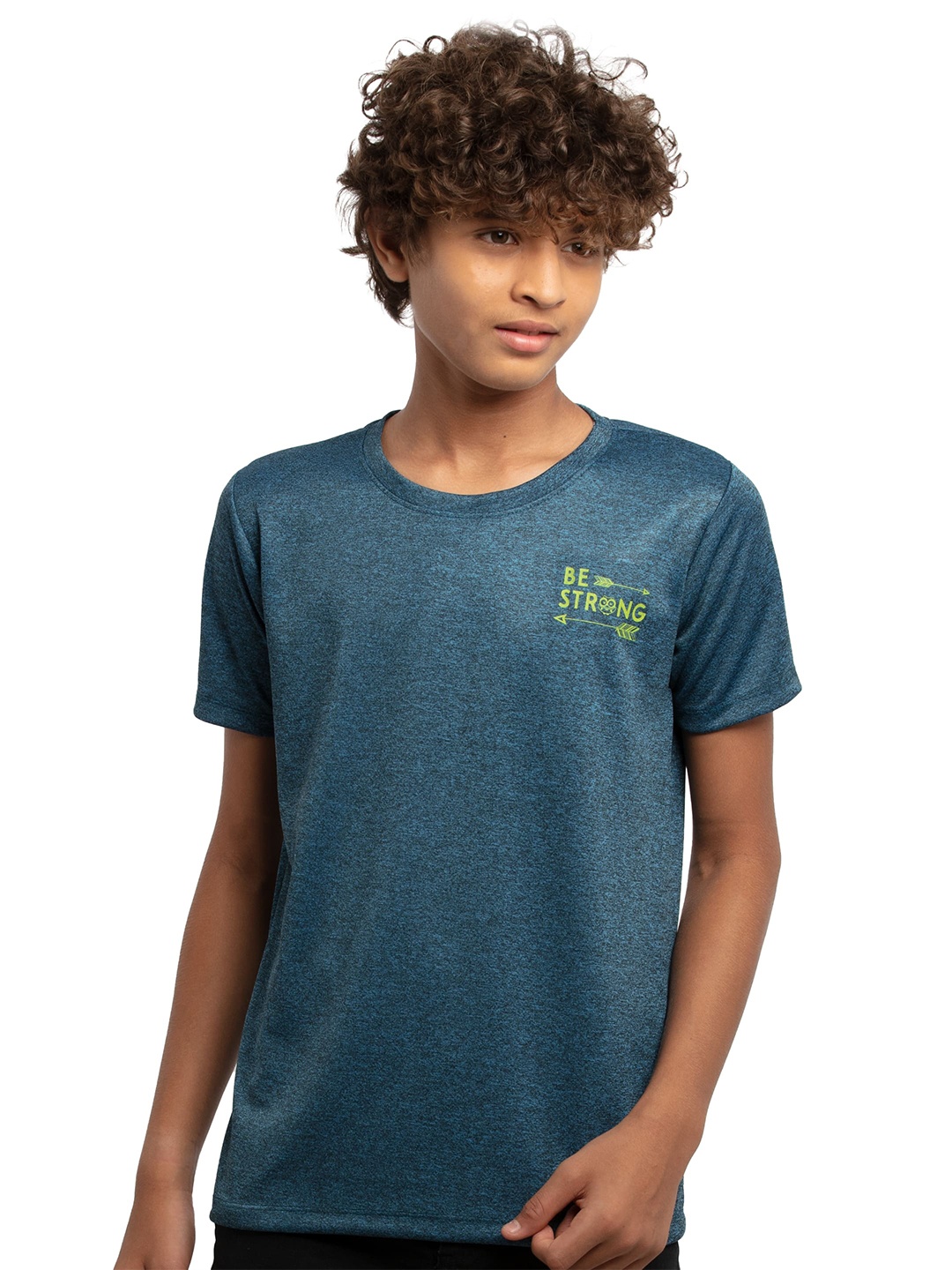 

UNDER FOURTEEN ONLY Boys Teal T-shirt