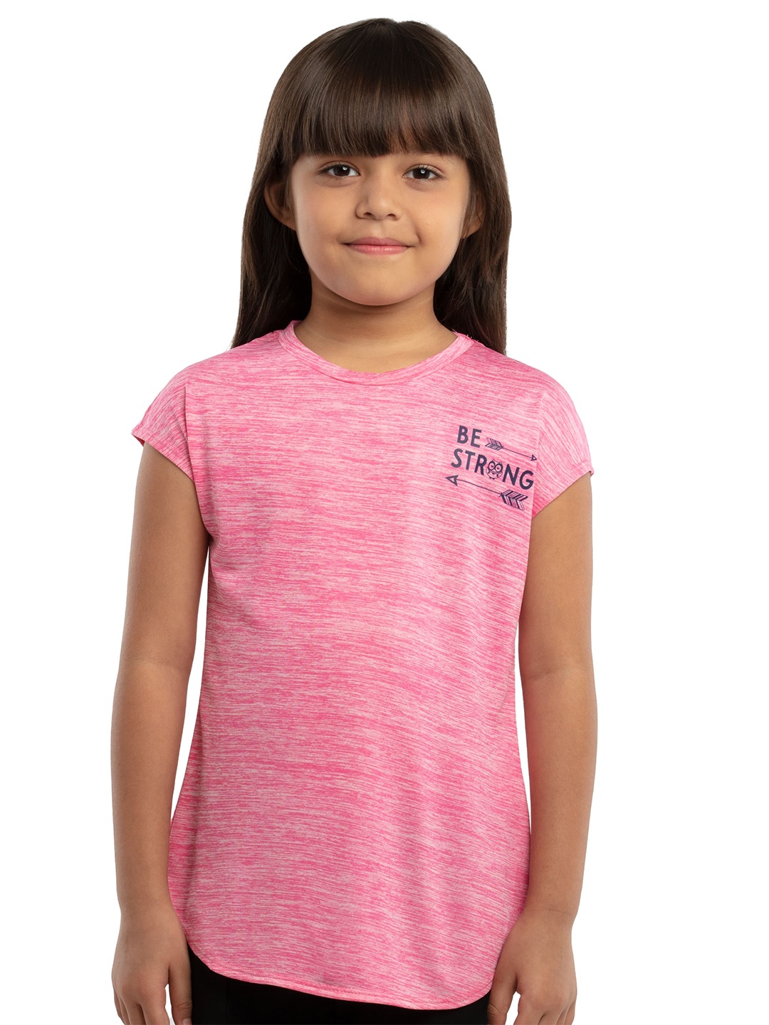 

UNDER FOURTEEN ONLY Girls Pink T-shirt