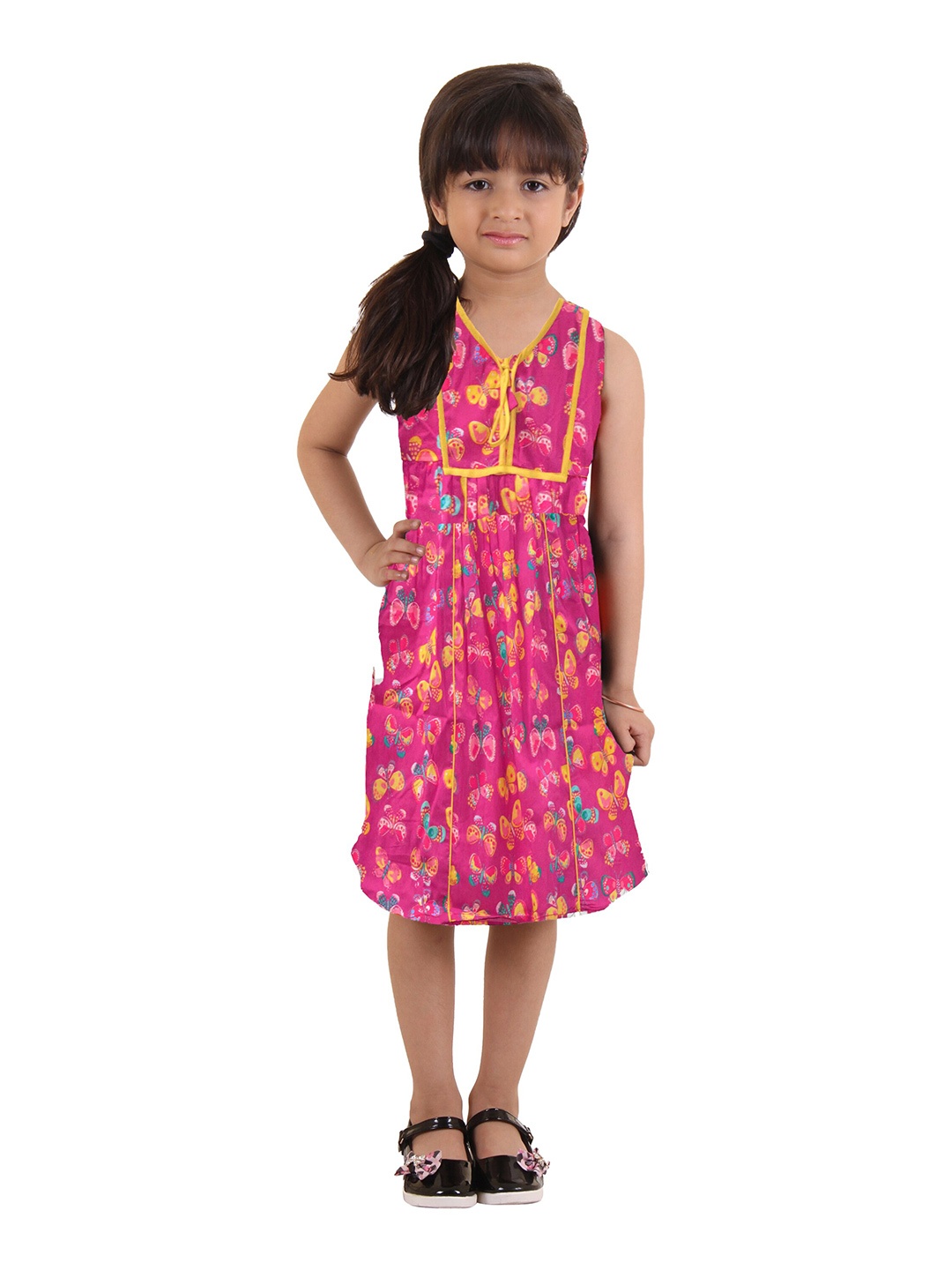 

Kids On Board Pink Floral Dress