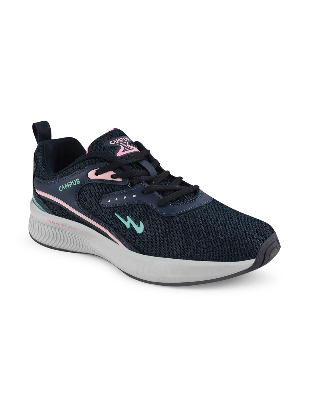 

Campus Women Navy Blue Mesh Walking Shoes