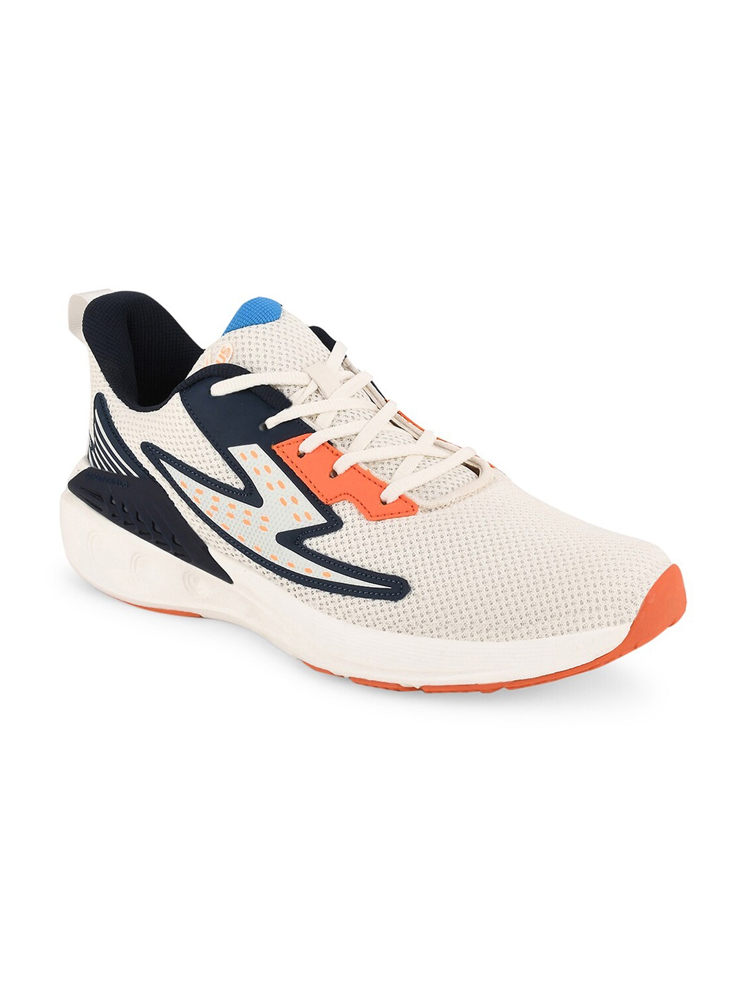 

Campus Men Off White Mesh Running Shoes