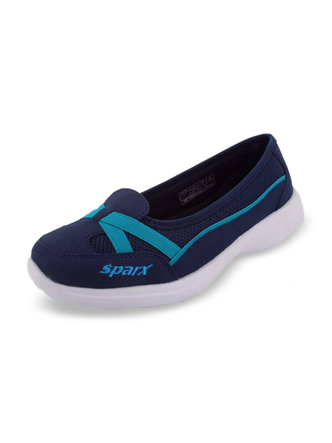 

Sparx Women Blue Printed Slip-On Sneakers