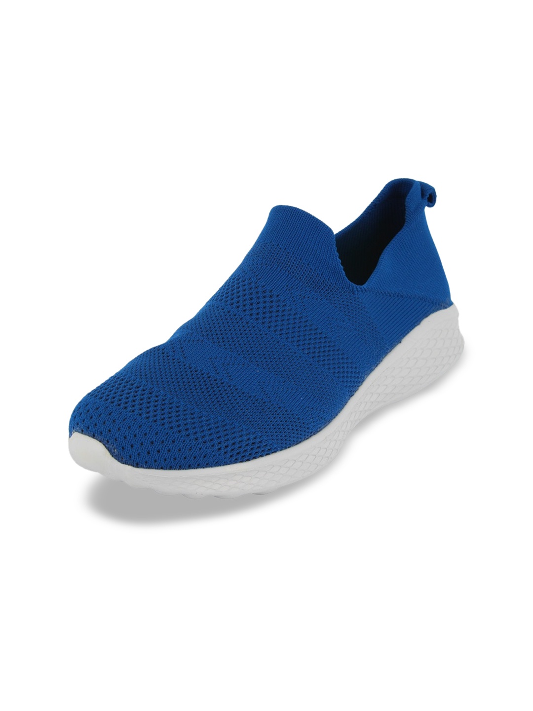 

Sparx Women Navy Blue Woven Design Slip-On Sneakers