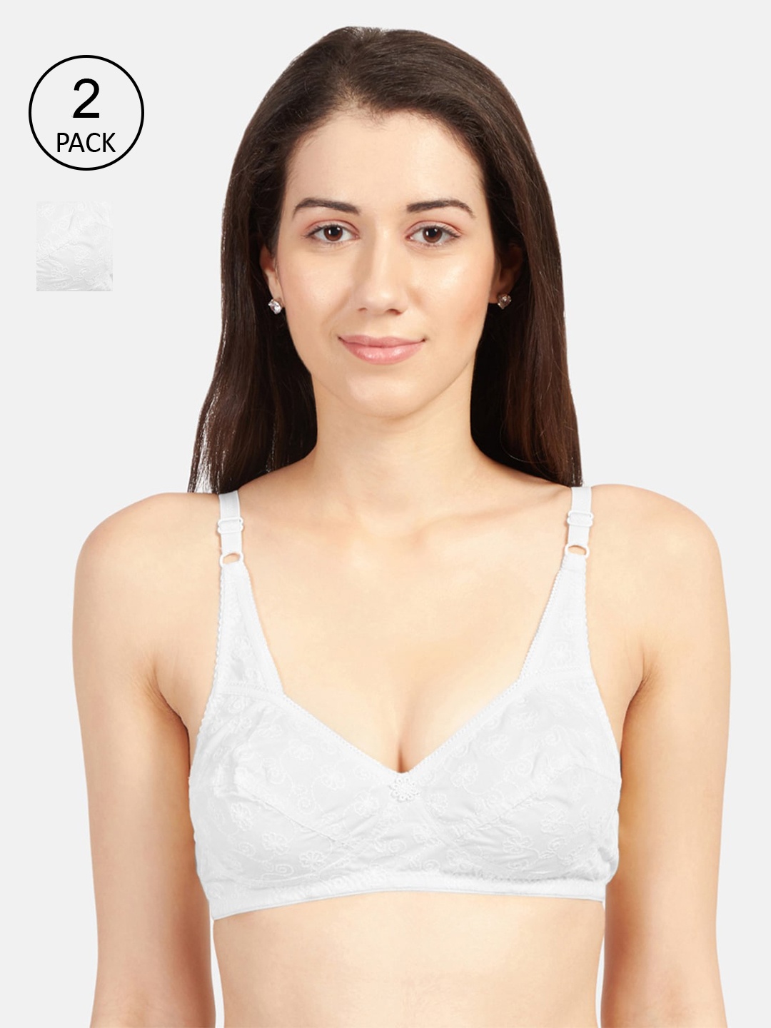

Sonari Women Multi Bra, White