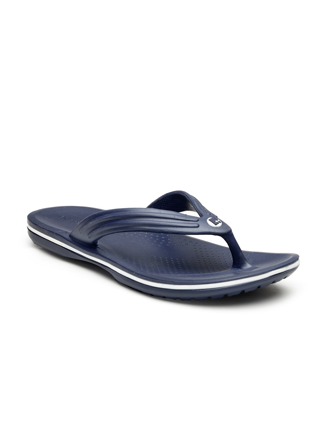 

DA NATURO ITALY Men Blue & crown blue Rubber Thong Flip-Flops