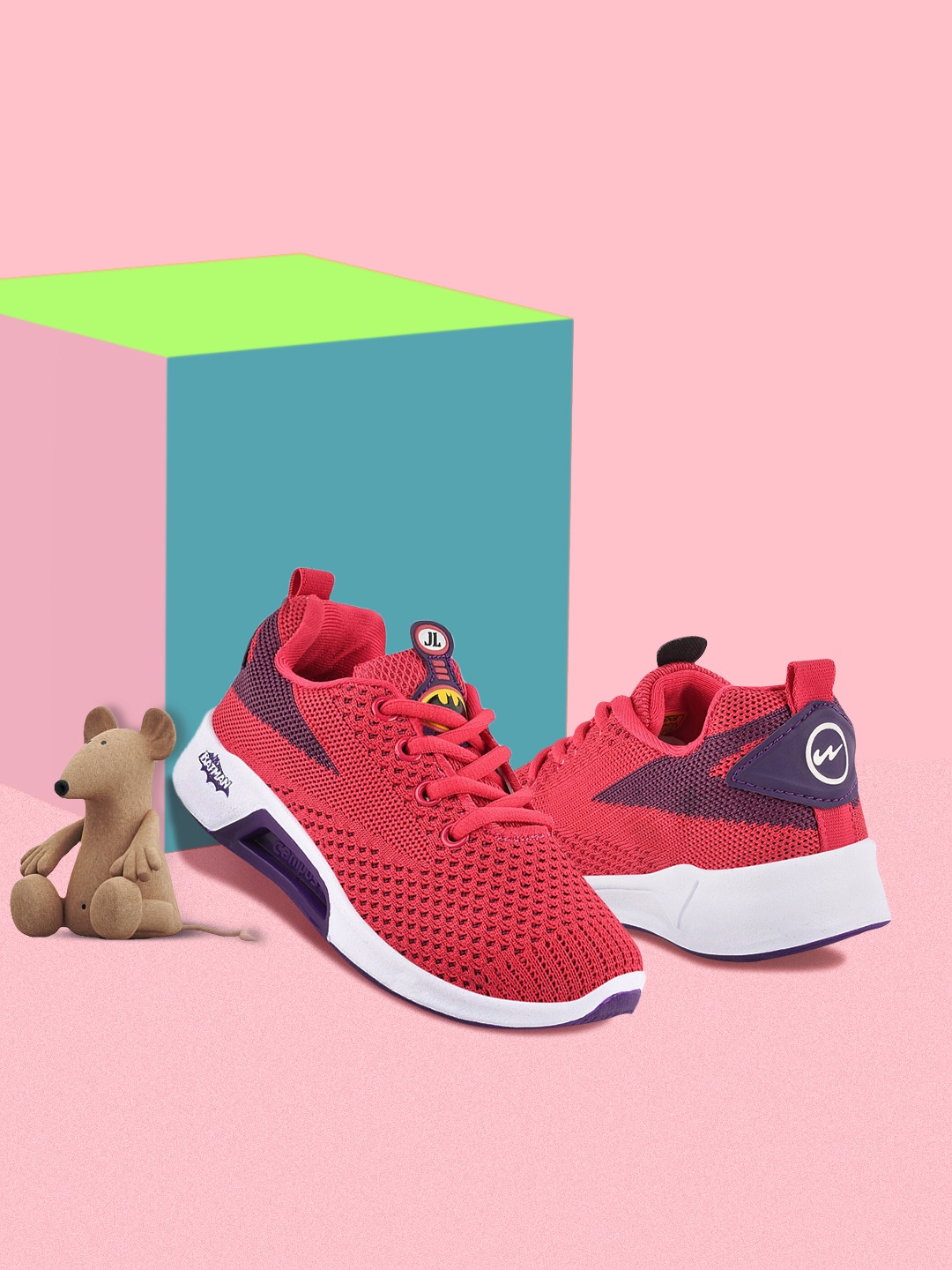

Campus Unisex Kids Pink Mesh Running Shoes