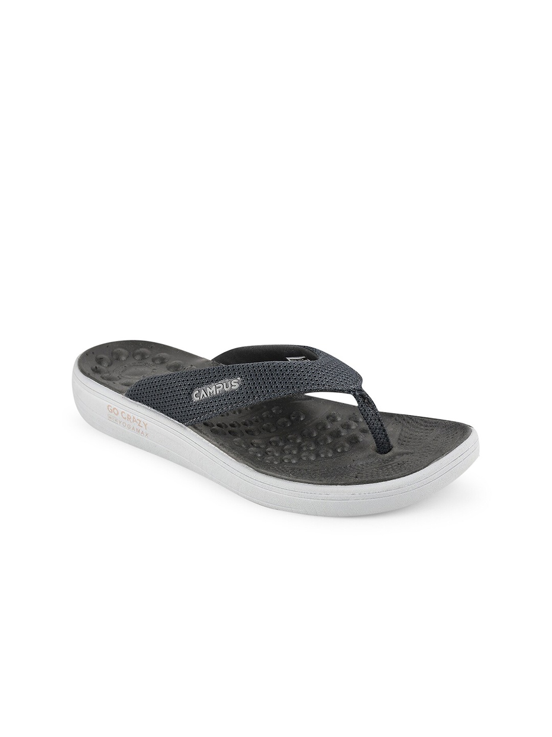 

Campus Women Grey & White Thong Flip-Flops