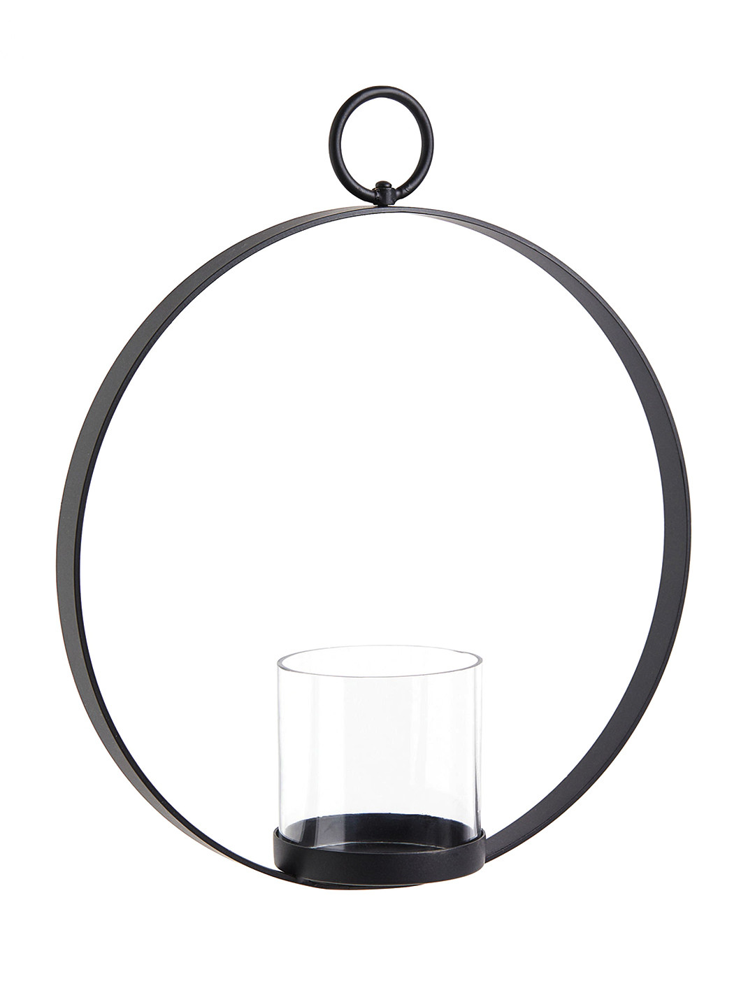 

Transparent & Black Candle sconce
