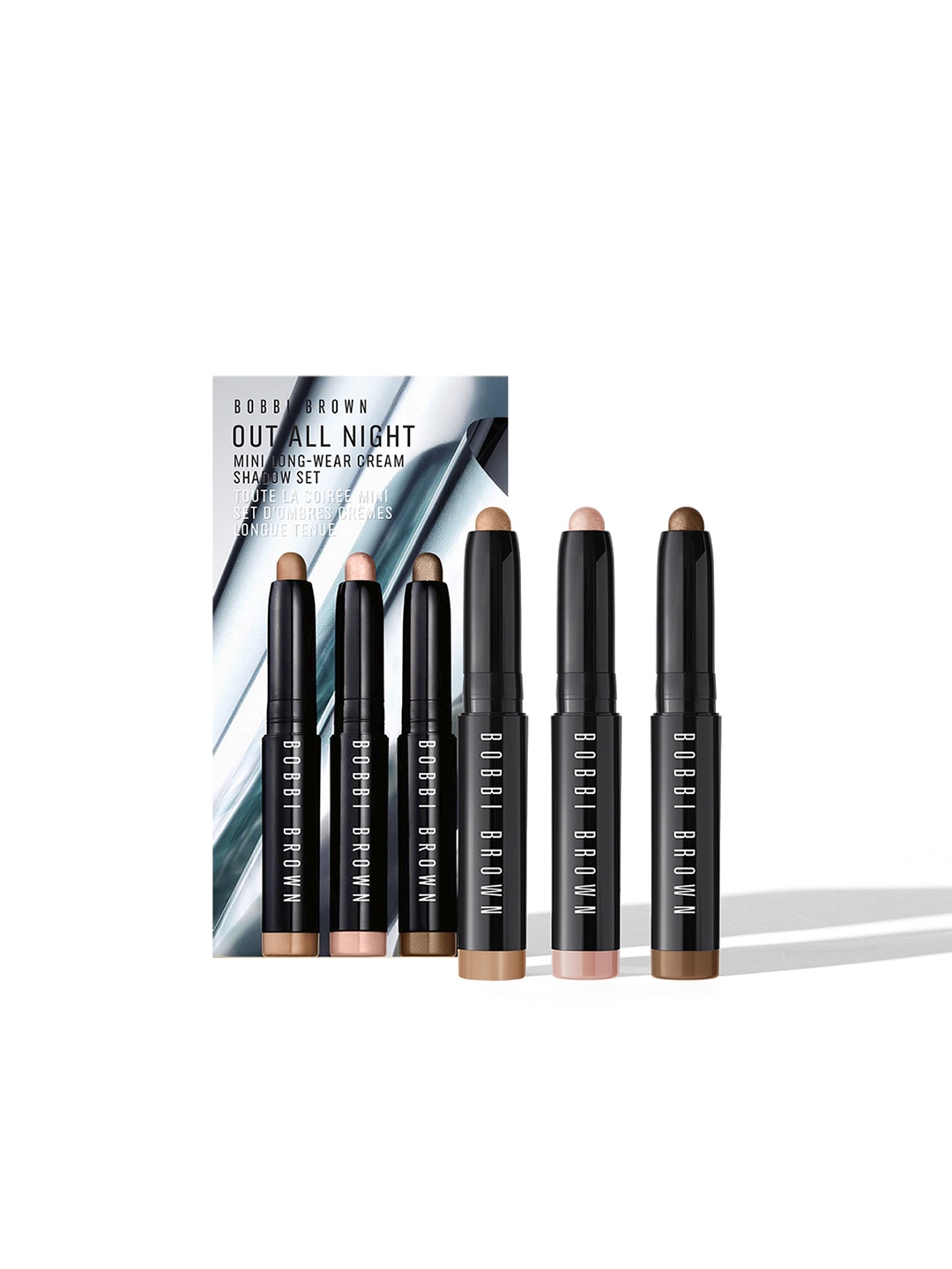 

Bobbi Brown Out All Night Mini Long-Wear Cream Eyeshadow Trio Set - 0.9g Each