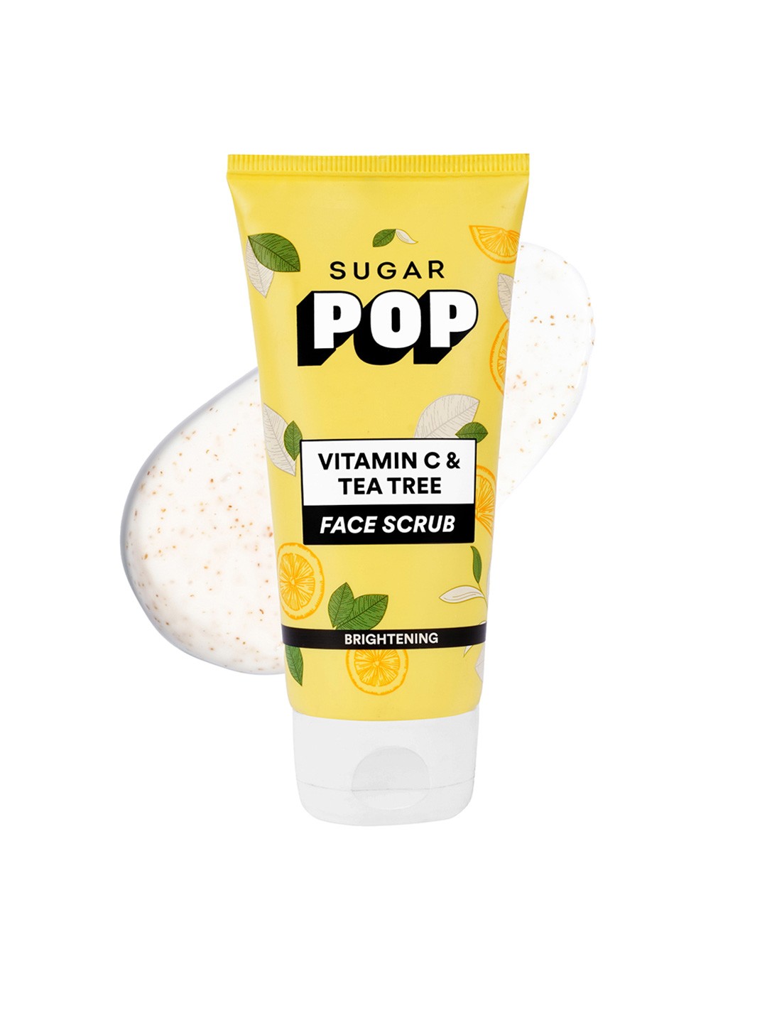 

SUGAR POP Brightening Vitamin C & Tea Tree Face Scrub - 80 ml, Yellow