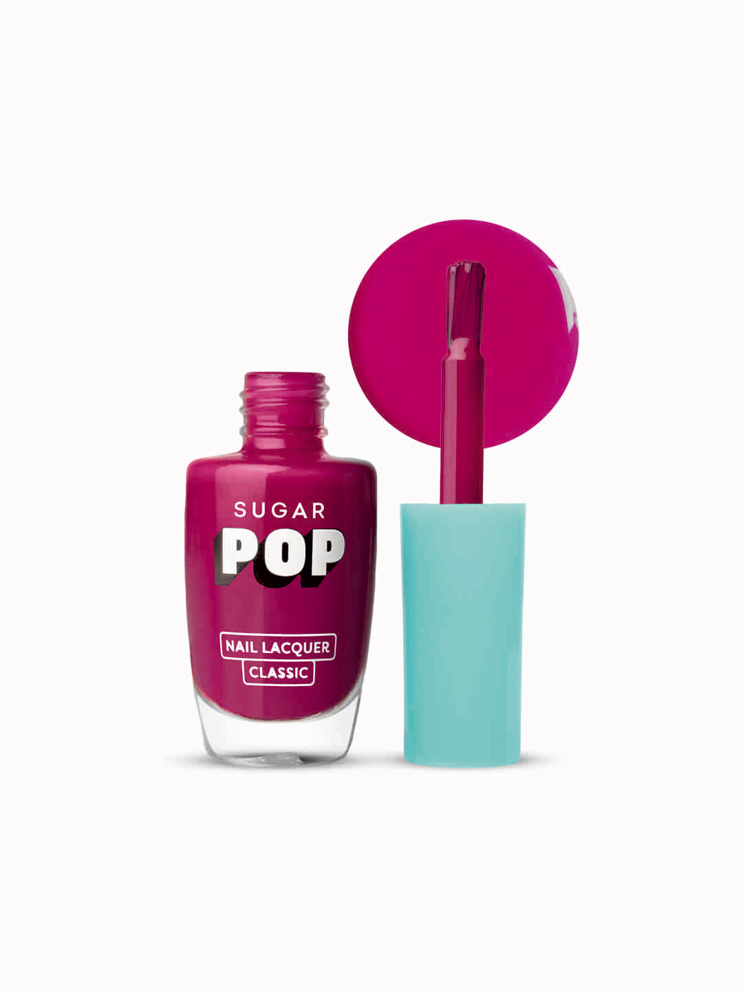

SUGAR POP Quick Drying Ultra Long-wear Glossy Finish Nail Lacquer 10 ml - Call Me Hot 10, Magenta
