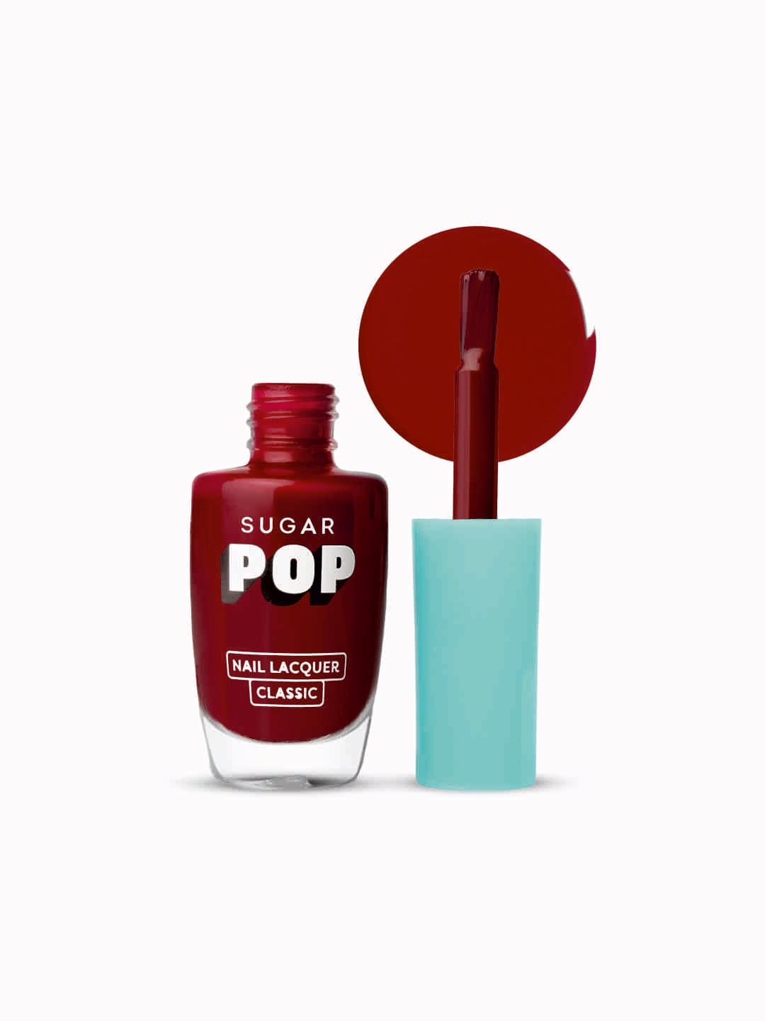 

SUGAR POP Quick Drying Ultra Long-wear Glossy Finish Nail Lacquer 10 ml - Bold Please 15, Maroon