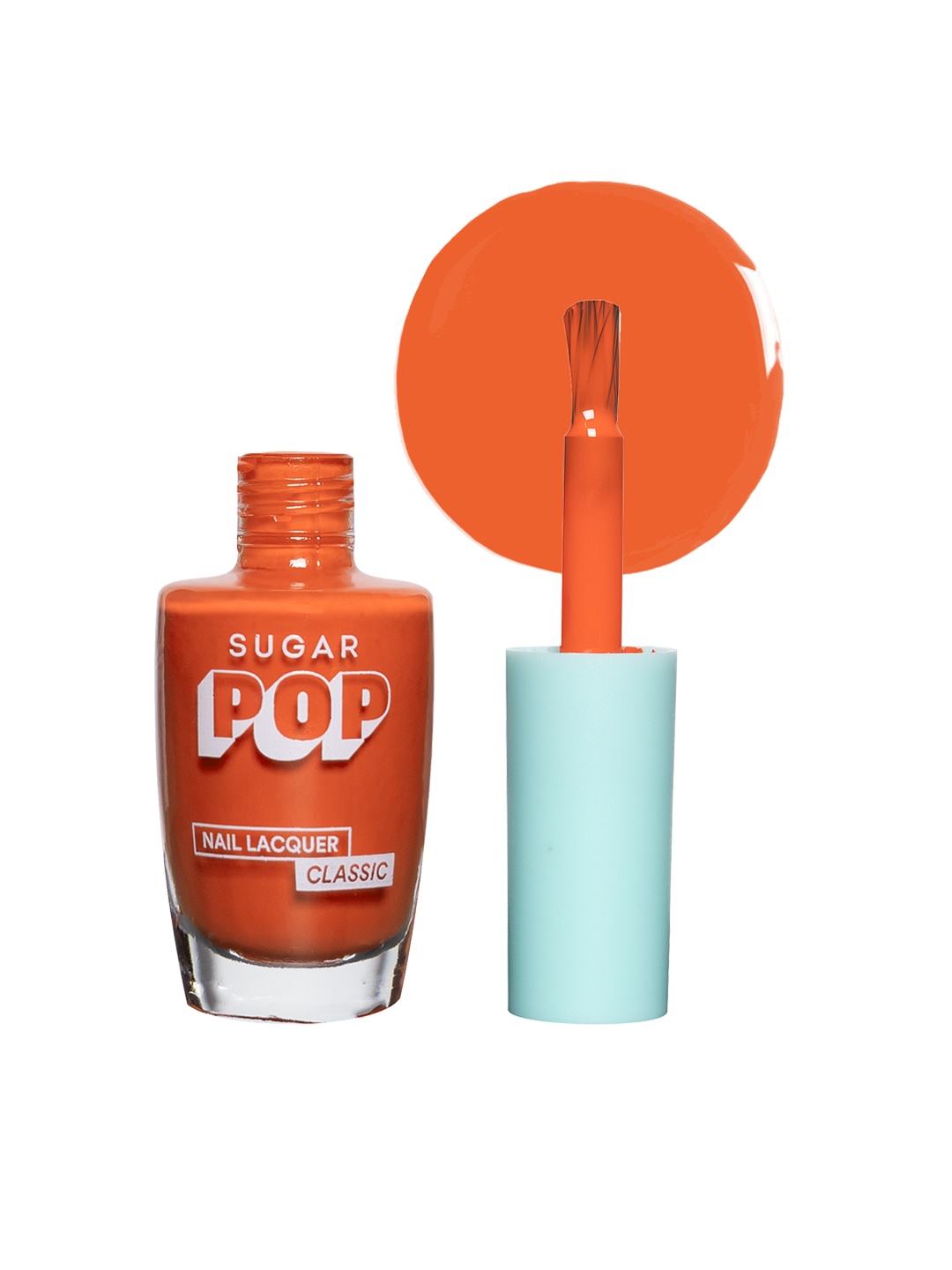 

SUGAR POP Quick Drying Ultra Long-wear Glossy Finish Nail Lacquer 10 ml-Tangerine Queen 07, Orange