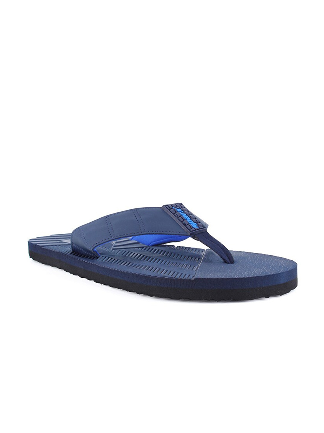 

Sparx Men Navy Blue Printed Thong Flip-Flops