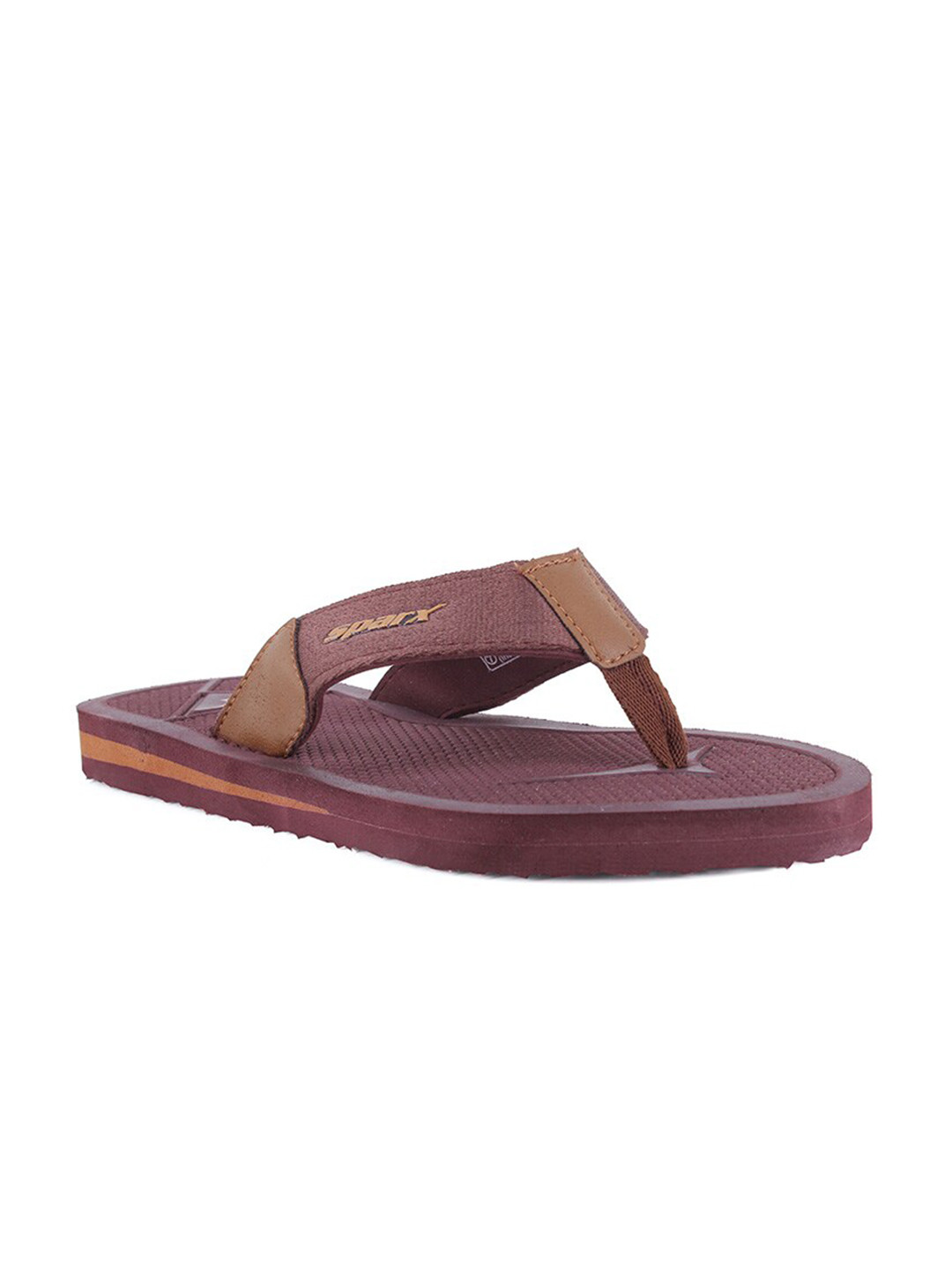 

Sparx Men Brown Printed Thong Flip-Flops