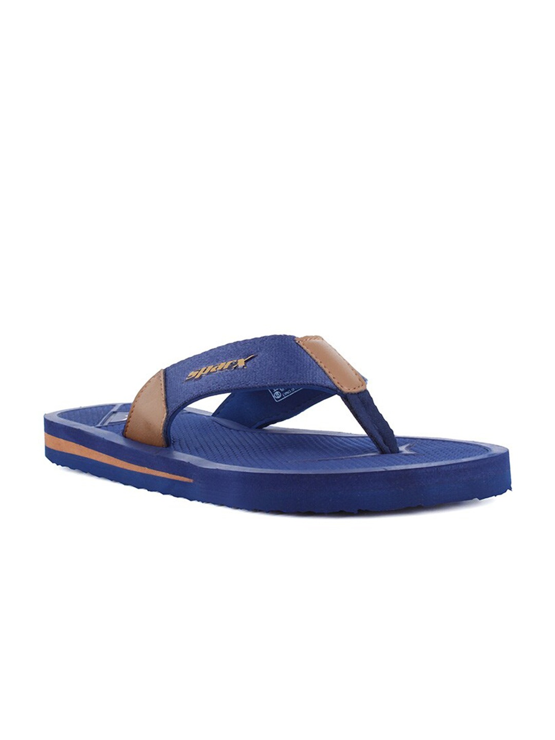 

Sparx Men Navy Blue & Tan Thong Flip-Flops