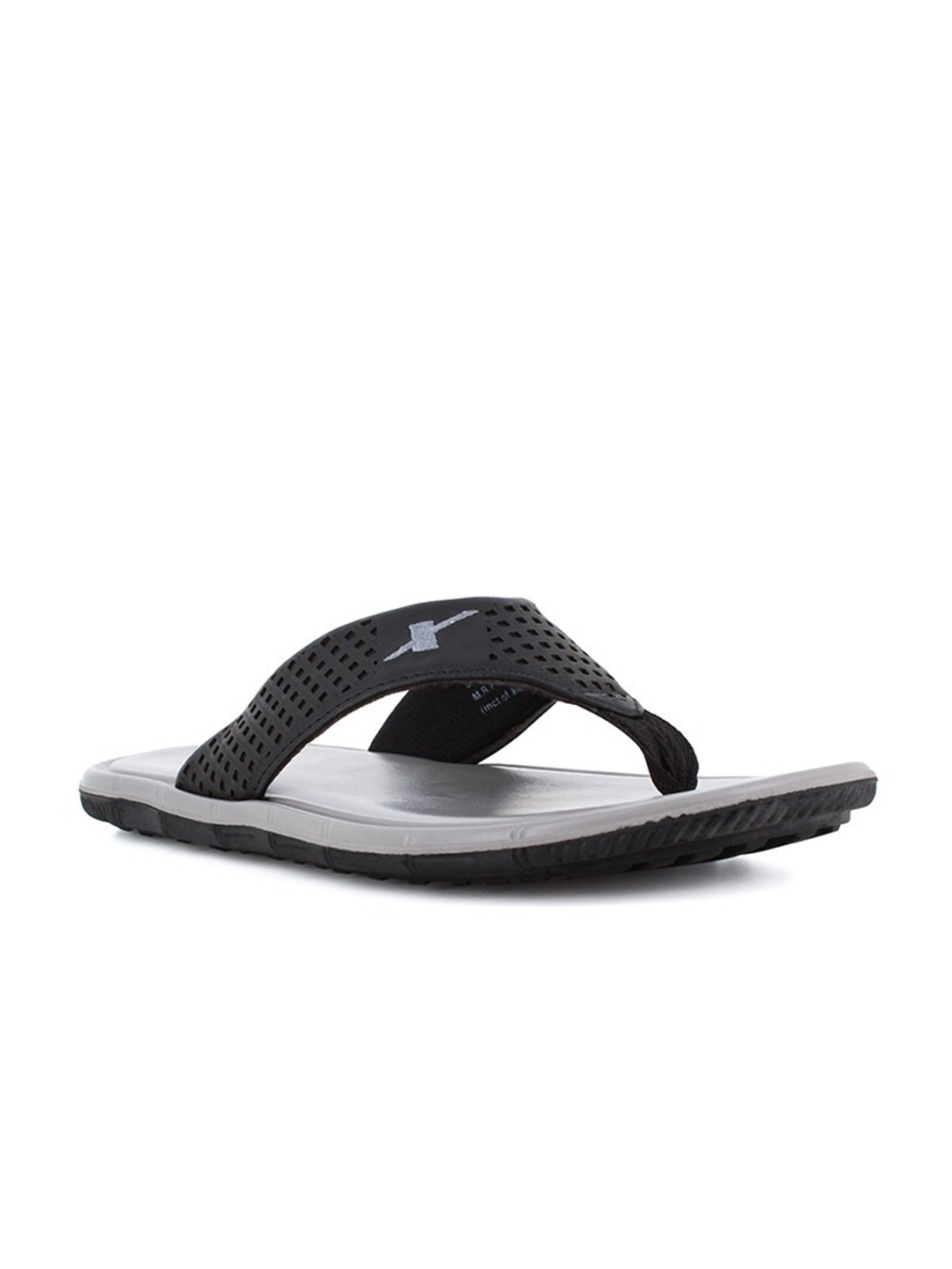 

Sparx Men Grey & Black Thong Flip-Flops