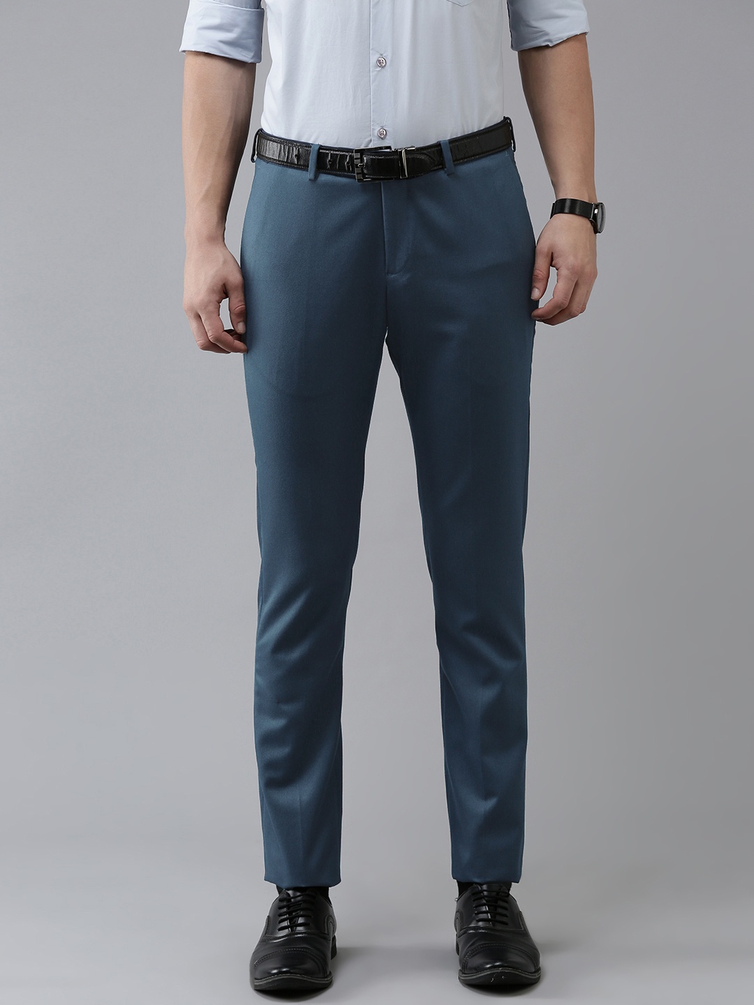 

Arrow Men Blue Tailored Fit Trousers
