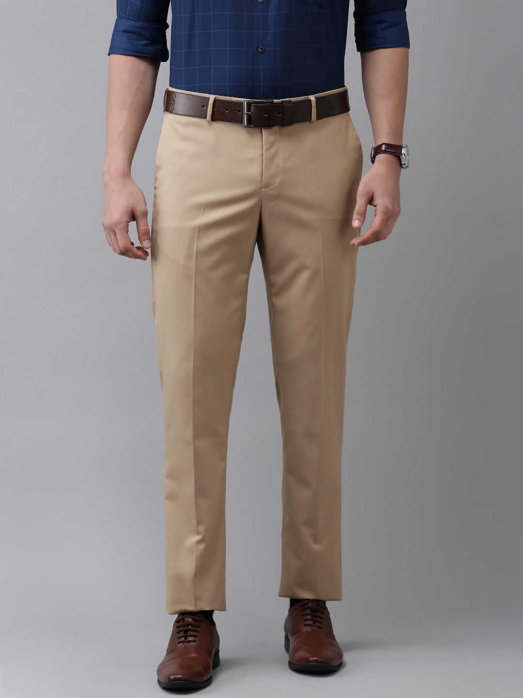 

Arrow Men Khaki Tailored Trousers