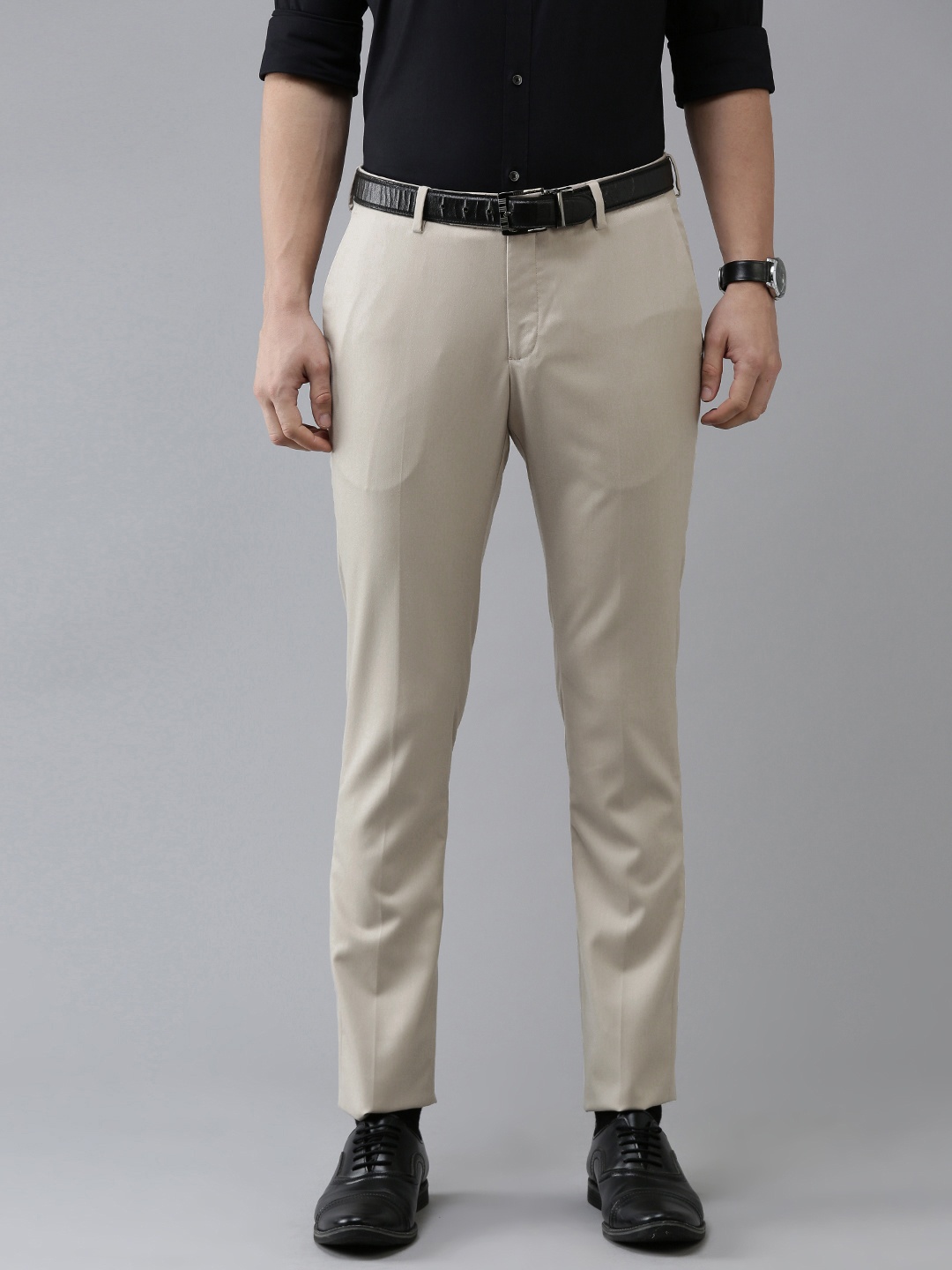 

Arrow Men Khaki Tailored Fit Trousers