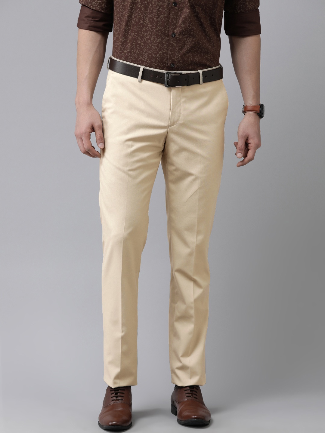 

Arrow Men Khaki Tailored Trousers