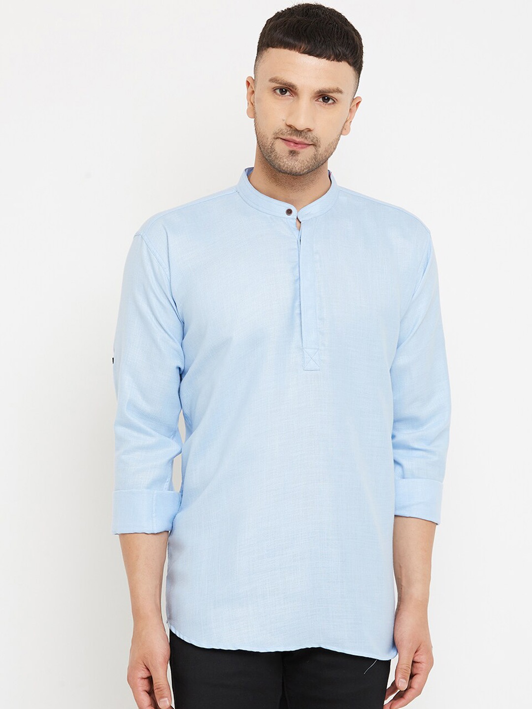 

Armaan Ethnic Men Blue & wan blue Thread Work Indigo Kurta
