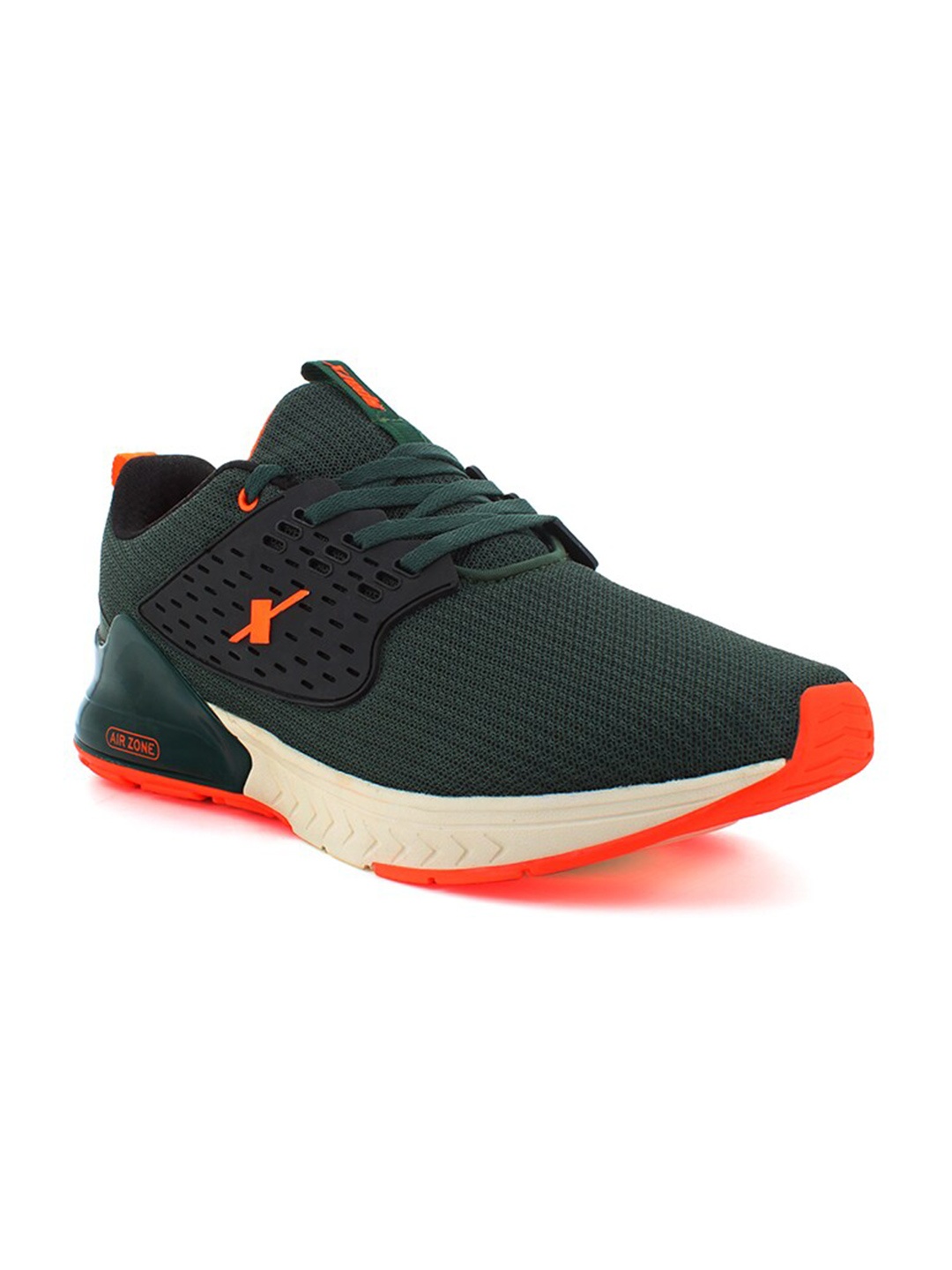 

Sparx Men Green Textile Running Non-Marking Shoes