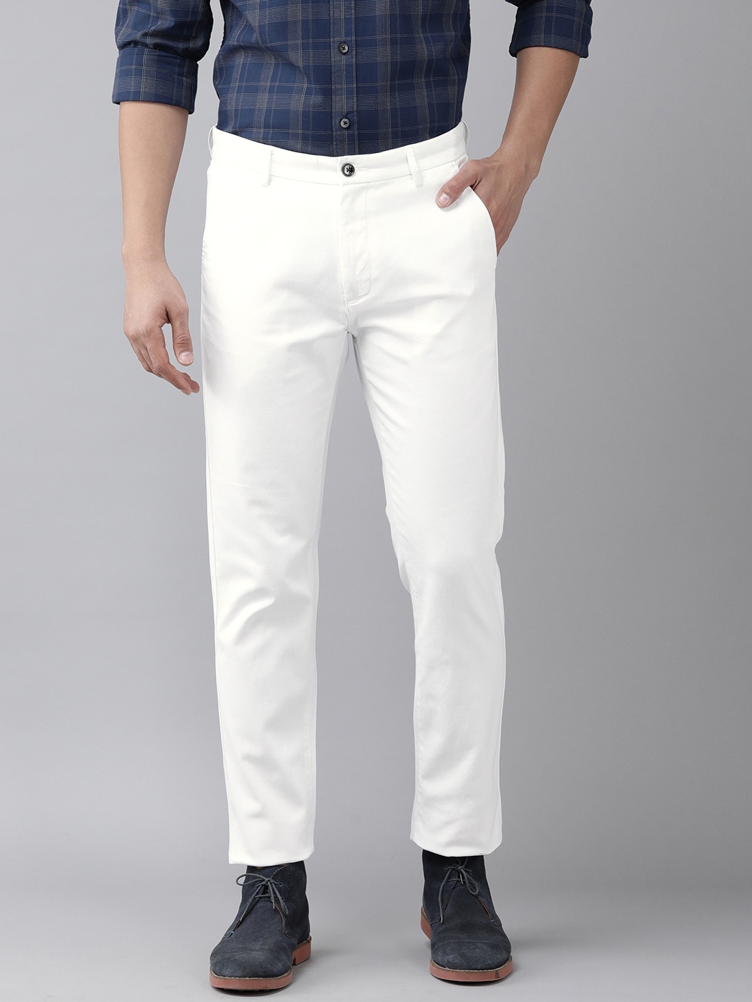 

Arrow Sport Men White Original Slim Fit Trousers