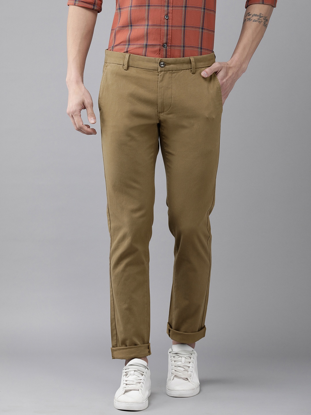 

Arrow Sport Men Brown Bronson Slim Fit Chinos