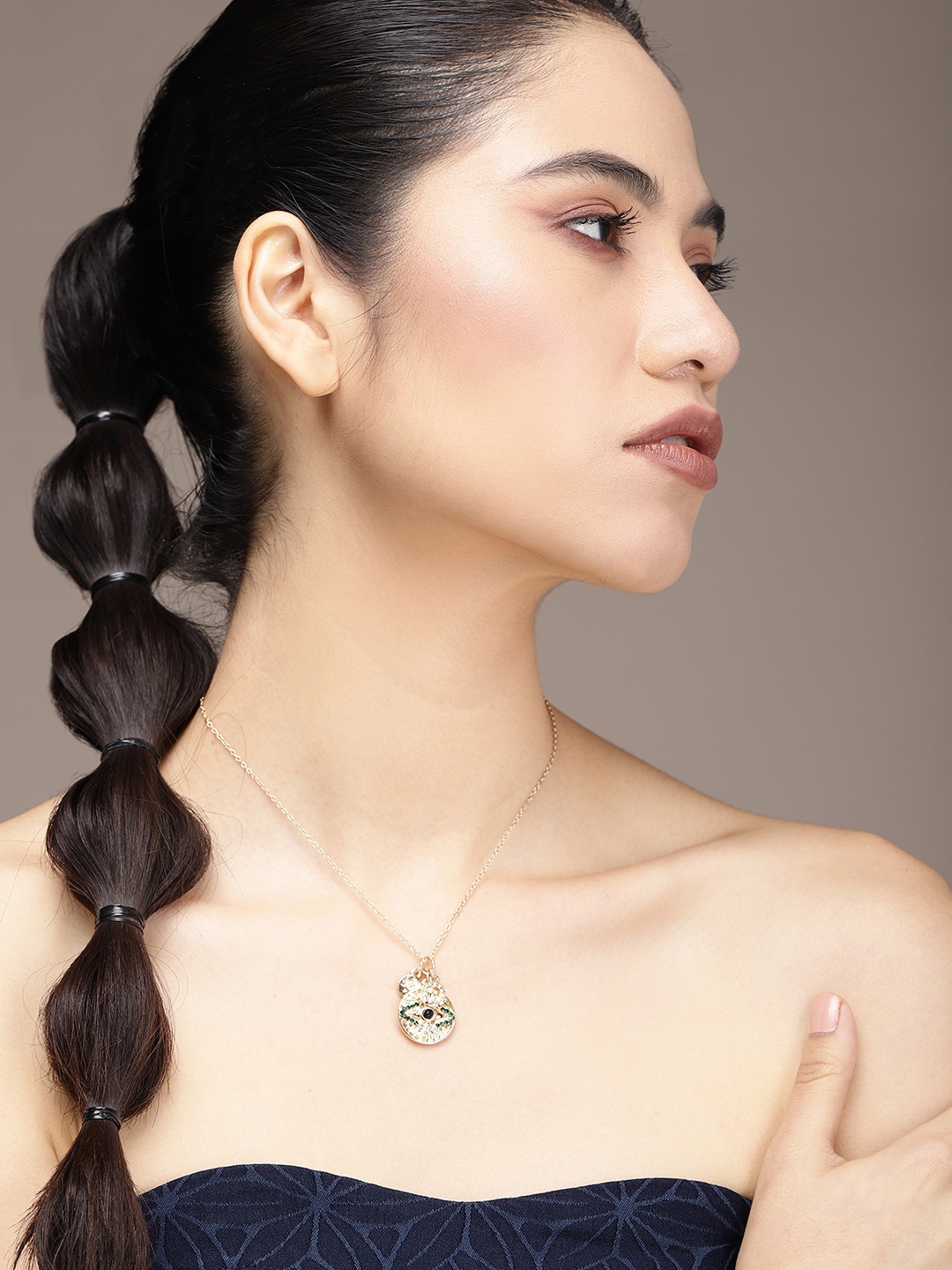 

bebe Women Gold-Toned Chain with Pendant
