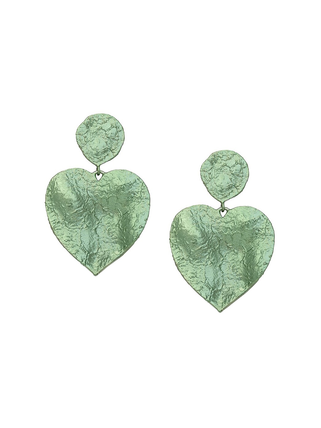 

MNSH Gold-Toned Contemporary Drop Earrings